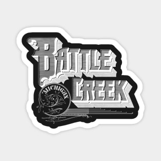 Vintage Battle Creek, MI Magnet