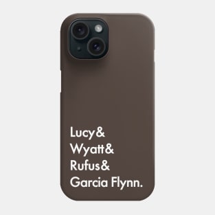 Timeless - Lucy & Wyatt & Rufus & Garcia Flynn. Phone Case