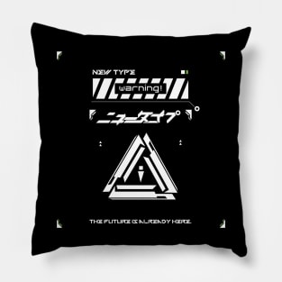 Futuristic teachwear Pillow