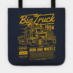 Big Truck Semi Iron And Wheels 1994 Auto Parts Tote