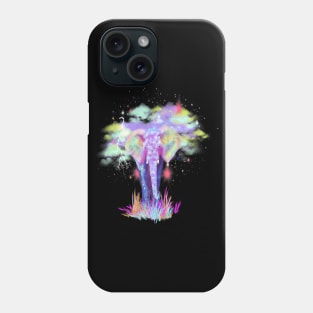 Colorful Galaxy Elephant Purple Tribal Phone Case