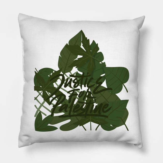 justice for palestine Pillow by Karyavna