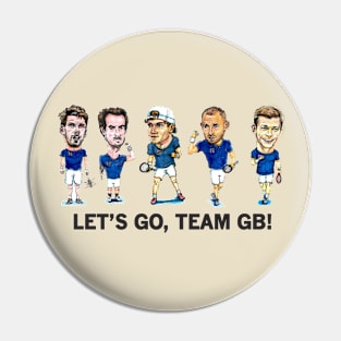 Lets go Team GB Pin