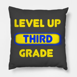 Level Up, Third Grade Pillow