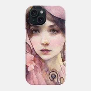 Pink Watercolor Fairy Magical Phone Case