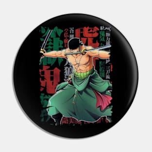 ZORO SAMURAI ANIME Pin