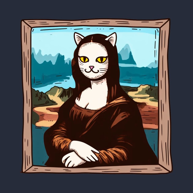 Feline Lisa: Portrait with a Purrsonality by Lovely Animals