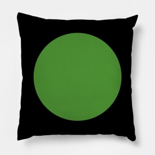 Green circle Pillow