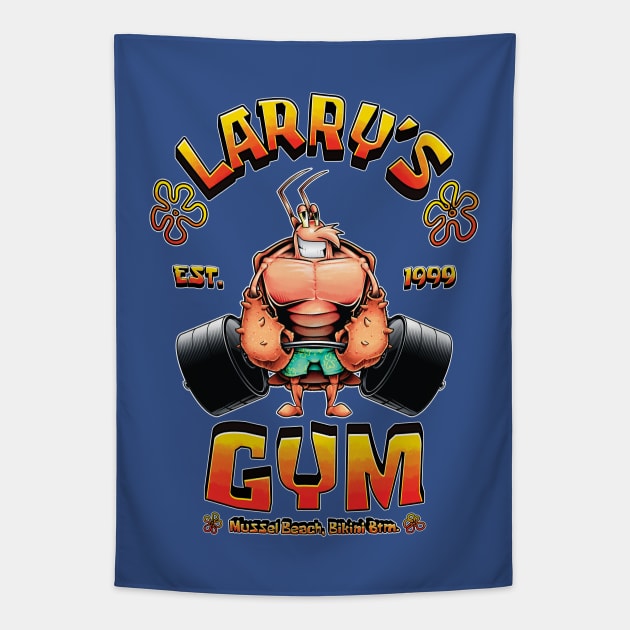 Larry's Gym Tapestry by indiespiv