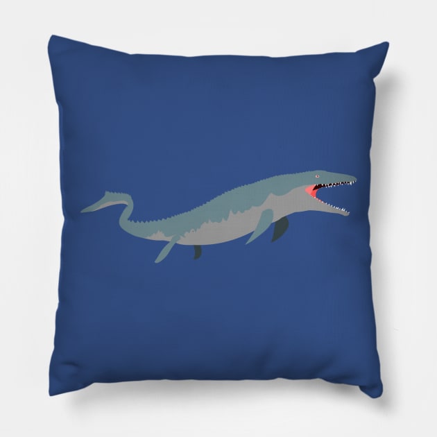 Mosasaurus Pillow by stargatedalek