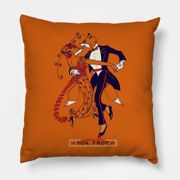 Foxtrot Pillow by Pixelmania