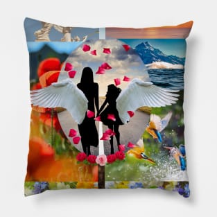 The angel road 111 Pillow