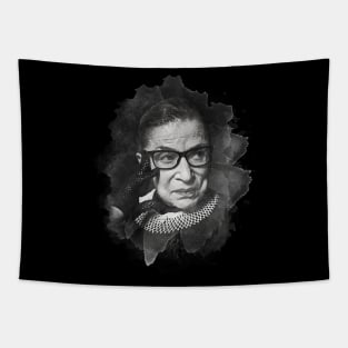 Ruth Bader Ginsburg Watercolor Tapestry