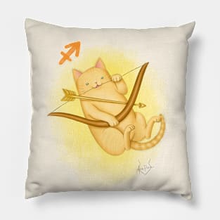 Zodiacat Sagittarius Pillow