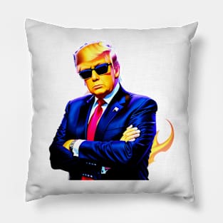 Dankadelic Trump: The Meme-peror's Triumph Pillow