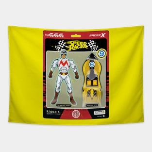 Racer X action figure Tapestry