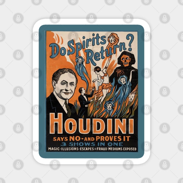 Houdini Show - Poster Magnet by CozyCanvas