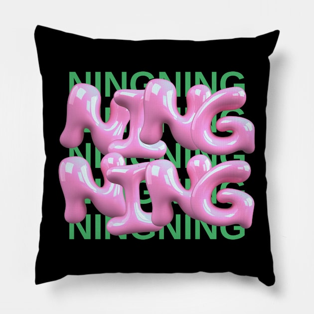 Ningning Aespa 3D Pillow by wennstore