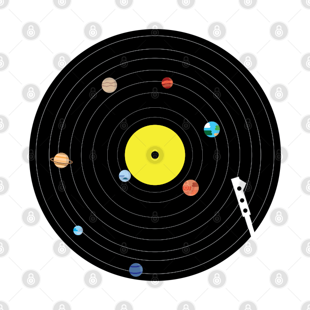 Galaxy Gramophone by Mathew Graphic