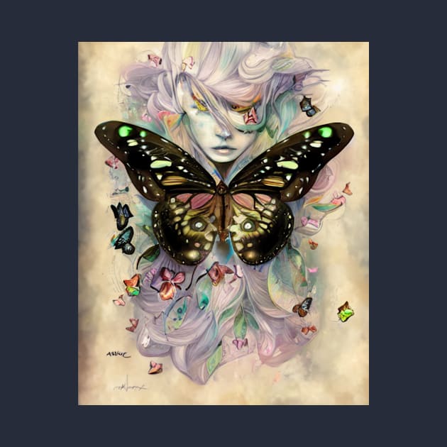 Butterfly Girl by Lyla Lace Studio