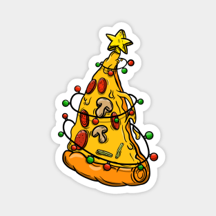 Pizza Christmas Tree Magnet