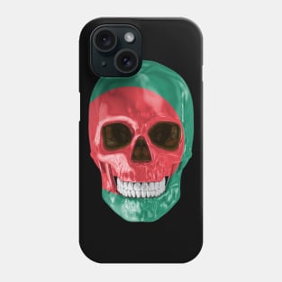 Bangladesh Flag Skull - Gift for Bengali With Roots From Bangladesh Phone Case