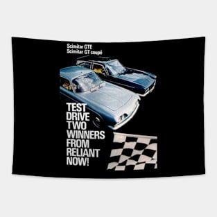 RELIANT SCIMITAR - advert Tapestry