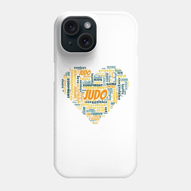 Judo girl heart. Perfect present for mom girlfriend mother boyfriend dad father friend him or her Phone Case by SerenityByAlex