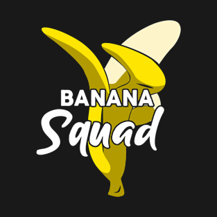 Banana Squad Funny Dabbing Banana Food And Dab Lover Fruits T-Shirt