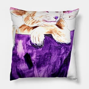 fennec fox in your pocket Pillow