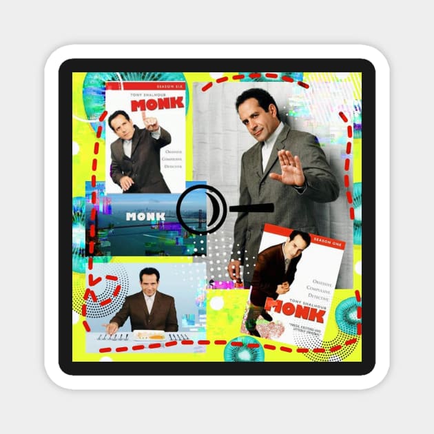 Monk Detective Adrian Monk TV homage Magnet by Edgot