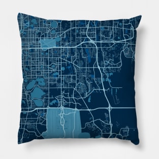 Orlando - United States Peace City Map Pillow
