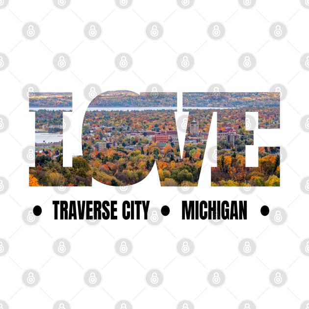 Traverse City Michigan Love for the Midwest by Hopscotch Shop Gifts