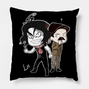 Mr Hyde and Mr Seek Pillow