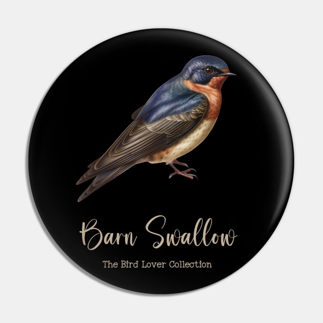 Barn Swallow - The Bird Lover Collection Pin by goodoldvintage