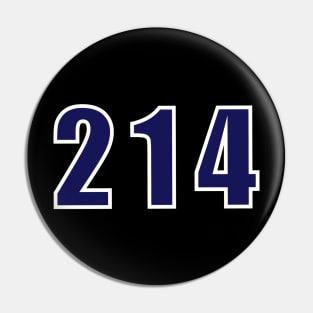 214 Area Code Pin