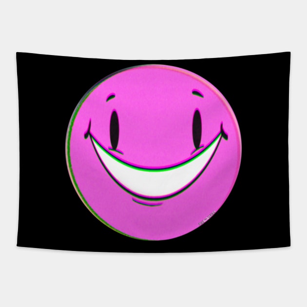 Super Happy Face Tapestry by ROLLIE MC SCROLLIE