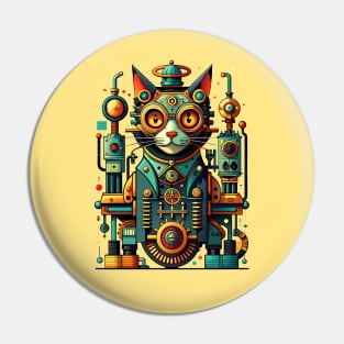 Mechanical Cat Pin