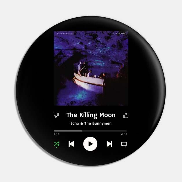 Stereo Music Player - The Killing Moon Pin by Stereo Music