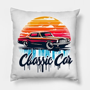 Classic Car Pillow