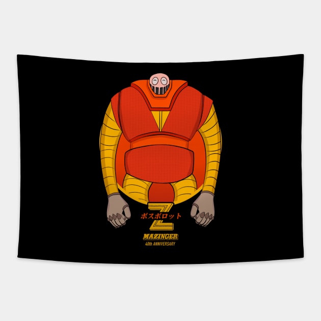 Mazinger Z - Boss Borot Tapestry by GiGiGabutto