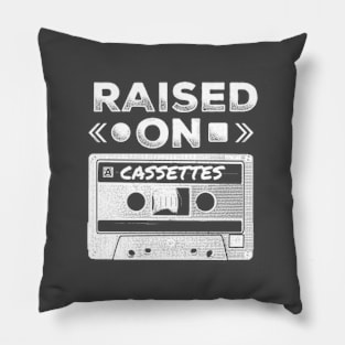 Raised On Cassettes Pillow