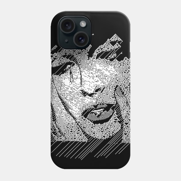 Crying Girl Pop Art Abstract Design Phone Case by DankFutura