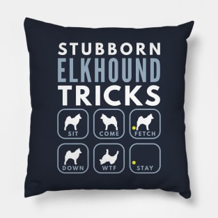 Stubborn Norwegian Elkhound Tricks - Dog Training Pillow