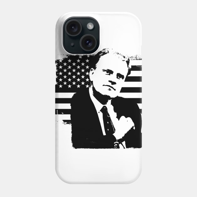 Billy Graham Portrait Phone Case by phatvo