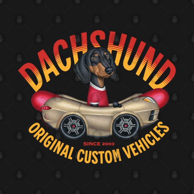 Original Custom Dachshund Vehicles by Danny Gordon Art