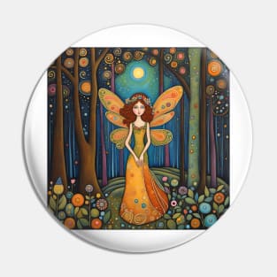 attractive fairy in the woods Pin