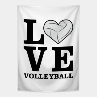 Love Volleyball Tapestry