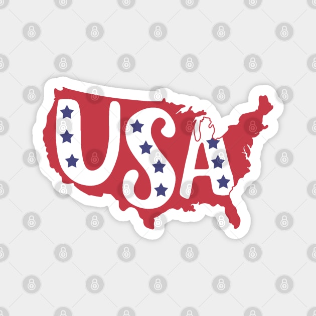 USA Magnet by valentinahramov