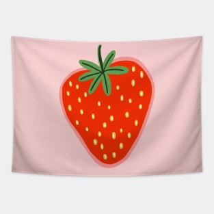 Strawberry illustration Tapestry